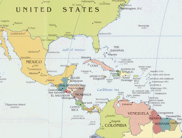 Saint Lucia map