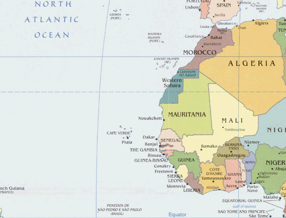 Sao Tome and Principe map